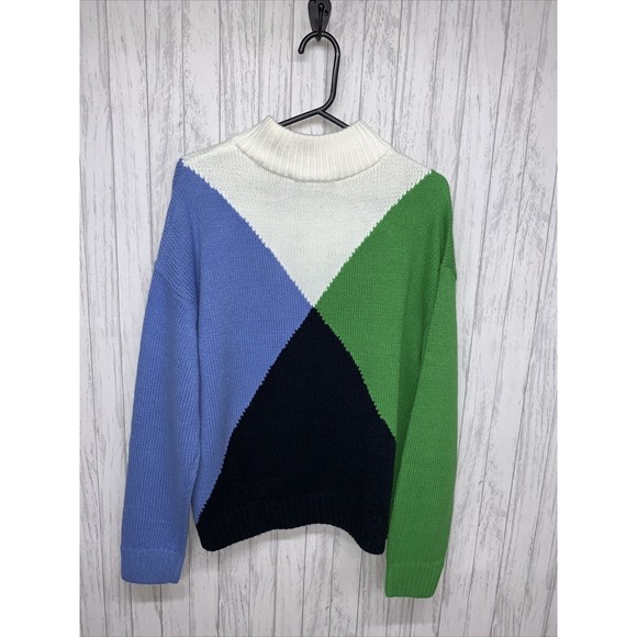 Womens Size L Tommy Hilfiger Color Block Sweater NWT - Picture 4 of 5